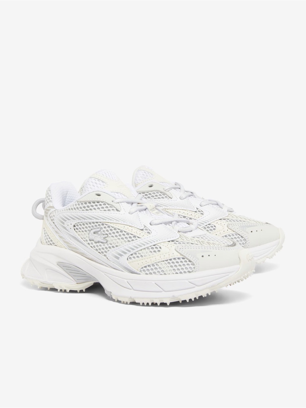 Lacoste Women’s Gray and White Mesh Athletic Sneakers NWT - comes with box!